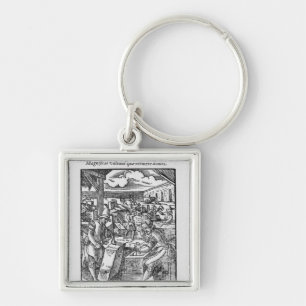 The stone-cutter key ring