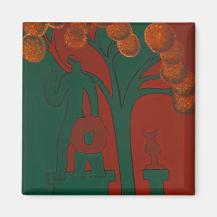 The Stone God and his Lion 2010 Magnet