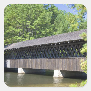 The Stone Mountain Covered Bridge at Stone Square Sticker