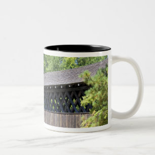 The Stone Mountain Covered Bridge at Stone Two-Tone Coffee Mug