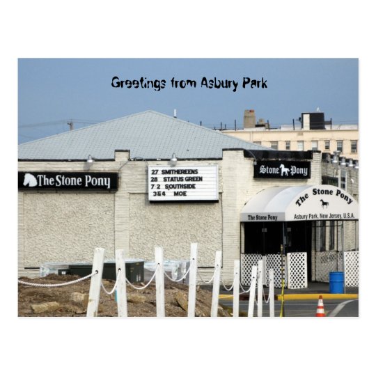 The Stone Pony in Asbury Park NJ Postcard