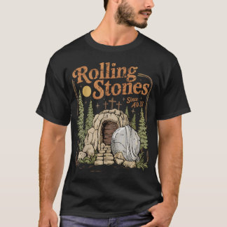 The Stone Was Rolled Away He Alive Retro T-Shirt