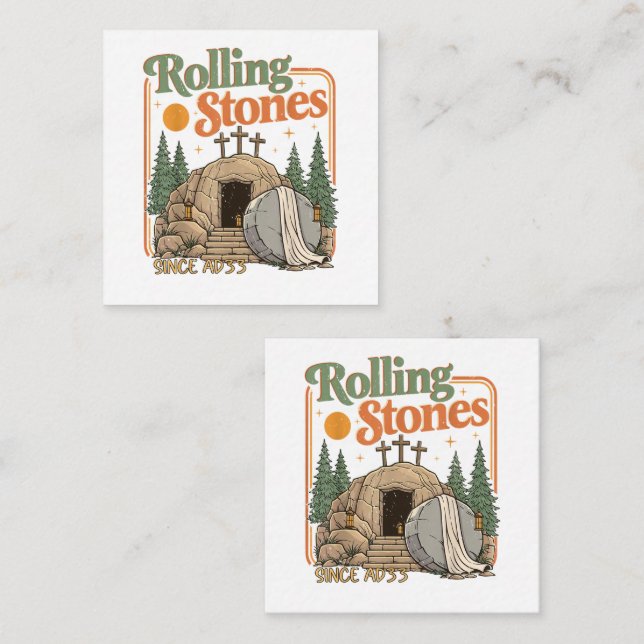 The Stone was Rolled Away He is Alive  Card (Front/Back)