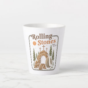 The Stone Was Rolled Away He Is Alive Easter Latte Mug