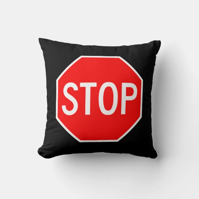 The Stop Go Pillow! Cushion (Front)