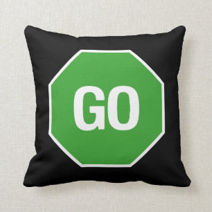 The Stop Go Pillow! Cushion