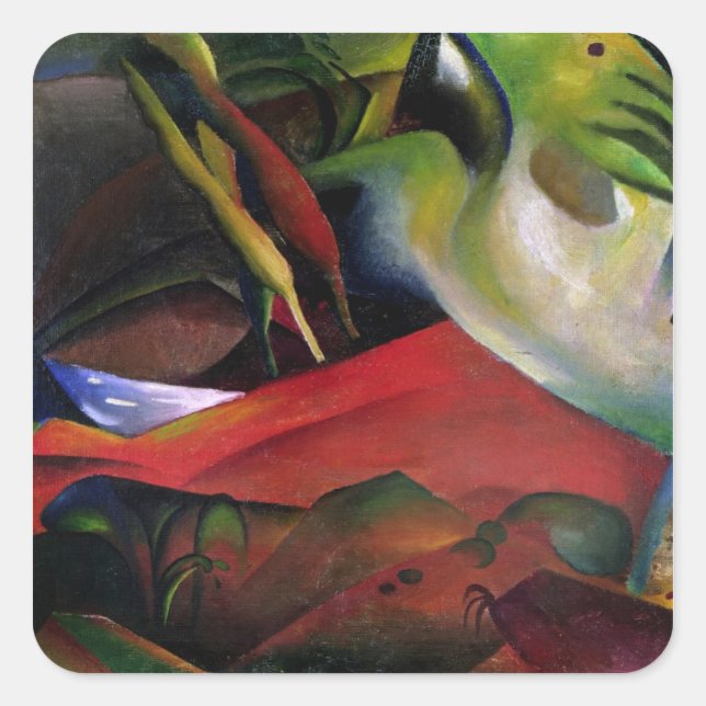 The Storm, 1911 Square Sticker (Front)