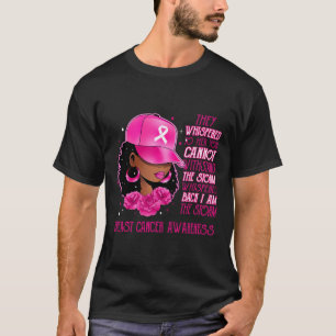 The Storm Black Women Breast Cancer Survivor Pink T-Shirt