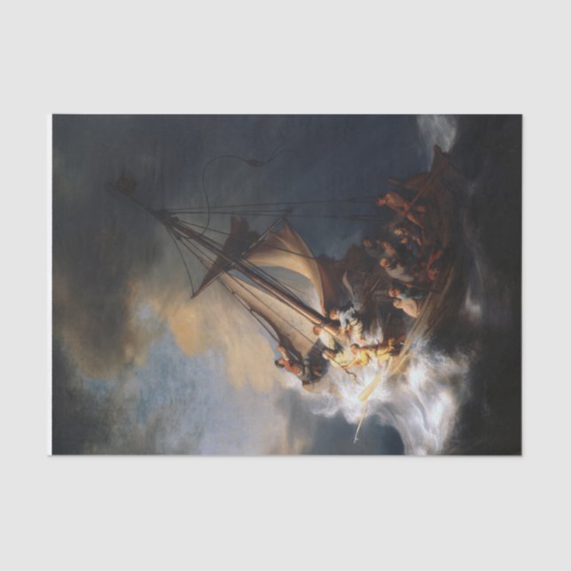 The storm decoupage tissue paper (Front)