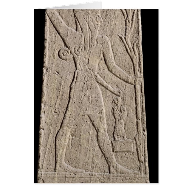 The storm-god Baal with a thunderbolt (Front)