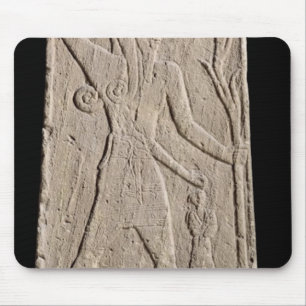The storm-god Baal with a thunderbolt Mouse Mat
