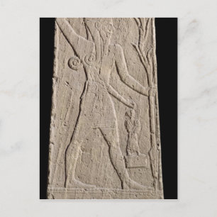 The storm-god Baal with a thunderbolt Postcard