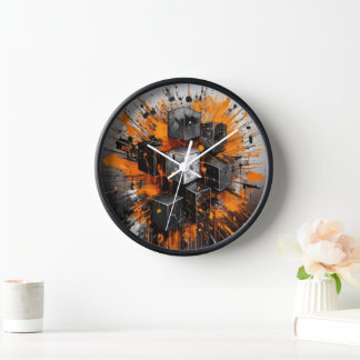 The storm of cubes clock