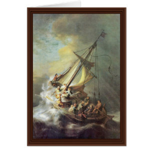 The Storm On The Sea Of Galilee. By Rembrandt Van