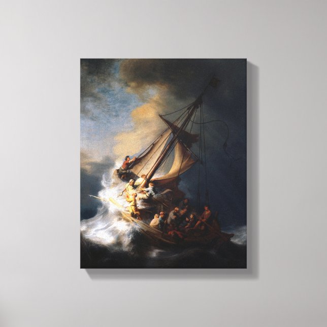The Storm on the Sea of Galilee Canvas Print (Front)