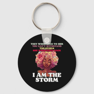 The Storm Strong Black Women Empower Women Black H Key Ring
