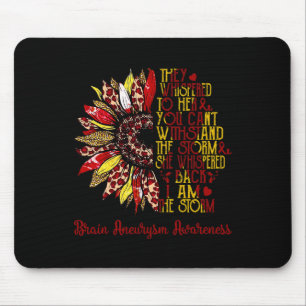 The Storm Sunflower Leopard Brain Aneurysm Warrior Mouse Mat