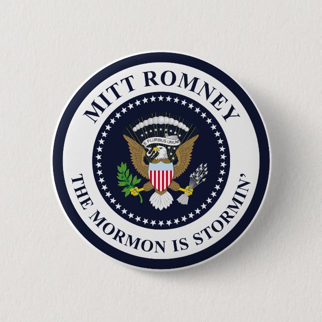 The Stormin' Mormon 6 Cm Round Badge (Front)