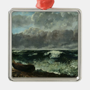 The Stormy Sea or, The Wave, 1870 Metal Tree Decoration