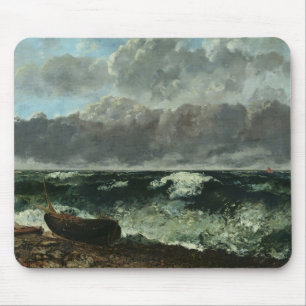 The Stormy Sea or, The Wave, 1870 Mouse Mat