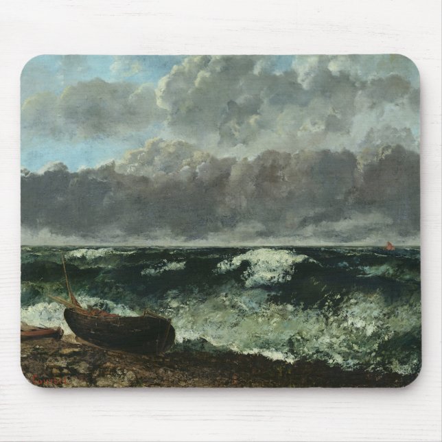 The Stormy Sea or, The Wave, 1870 Mouse Mat (Front)