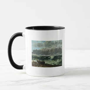 The Stormy Sea or, The Wave, 1870 Mug