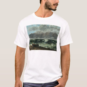 The Stormy Sea or, The Wave, 1870 T-Shirt