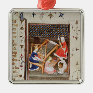 The Story of Gaia, from `De Claris Mulieribus' Metal Tree Decoration