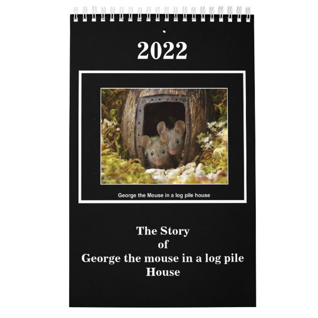 The story of George the mouse in a log pile house Calendar (Cover)