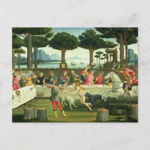 The Story of Nastagio degli Onesti Postcard