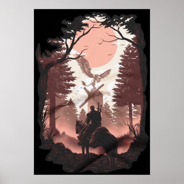 The story of the Witcher wild Hunt Poster (Front)