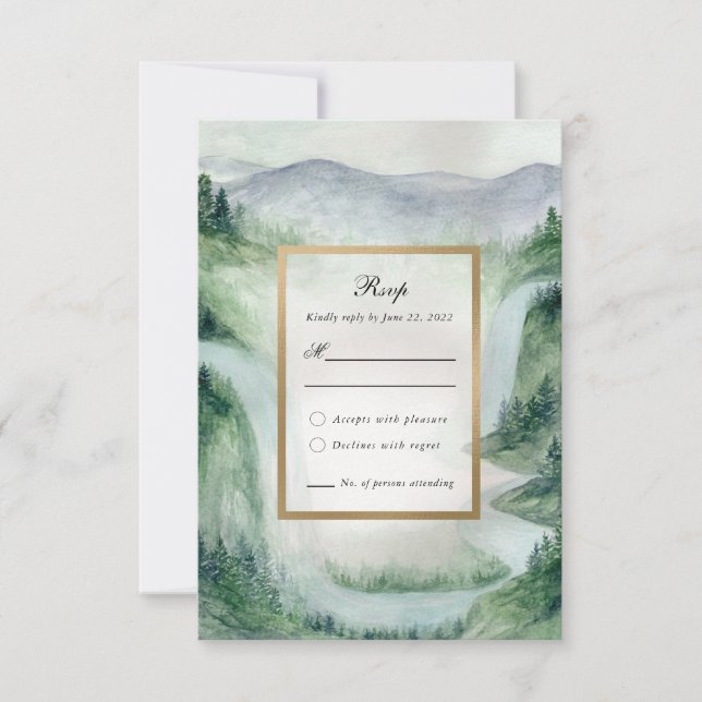 The Story of Us RSVP Card (Front)