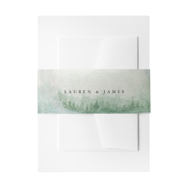 The Story of Us Wrap Invitation Belly Band (Front Example)