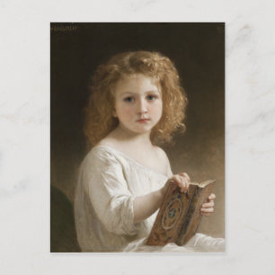 The Storybook - William Bouguereau Postcard