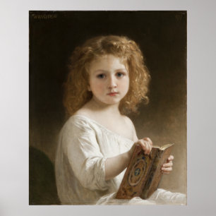 The Storybook - William Bouguereau Poster