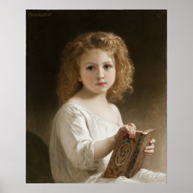 The Storybook - William Bouguereau Poster (Front)