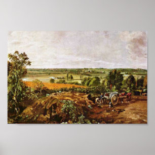 The Stour Valley, With The Church Of Dedham By Joh Poster