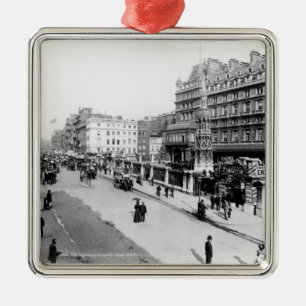 The Strand and Charing Cross Station, London Metal Tree Decoration