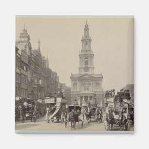 The Strand, c.1880 (sepia photo) Magnet