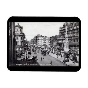The Strand, London England Vintage Style Magnet