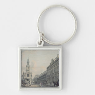 The Strand with Somerset House and St. Mary le Str Key Ring