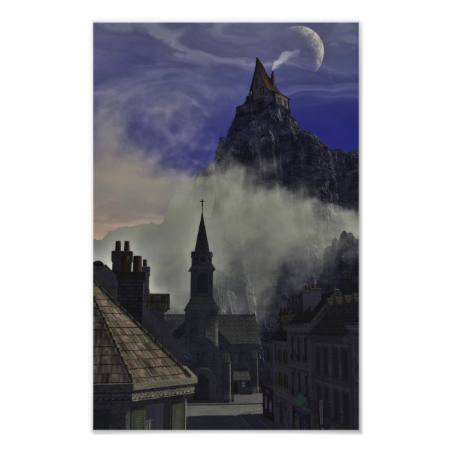 The Strange High House In The Mist Photo Print (Front)