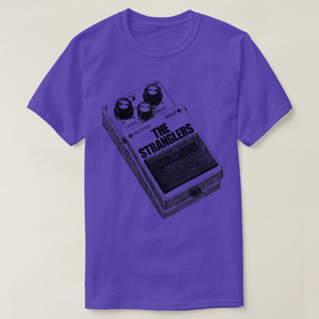 The Stranglers Guitar Pedal T-Shirt (Design Front)