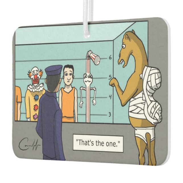 "The Straw" Car Air Freshener (Left)