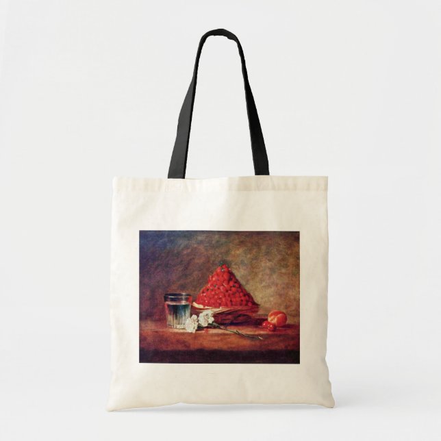 The Strawberry Basket By Chardin Jean-Baptiste Sim Tote Bag (Front)
