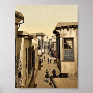 The street called straight, Damascus, Holy Land, ( Poster