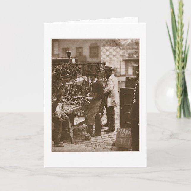 The Street Locksmith, from 'Street Life in London' Card (Front)