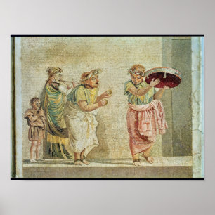 The Street Musicians, c.100 BC Poster