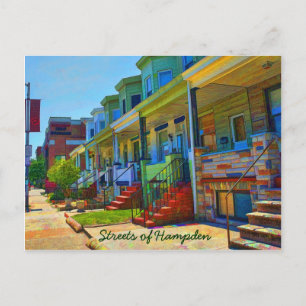 The Streets of Hampden Postcard