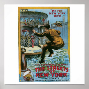 "The Streets of New York" Poster